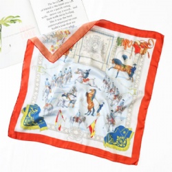 Silk Printed Square Scarf