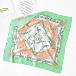 Silk Printed Square Scarf