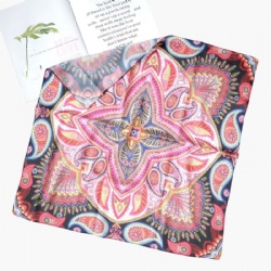 Silk Printed Square Scarf