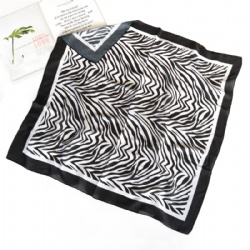 Silk Printed Square Scarf