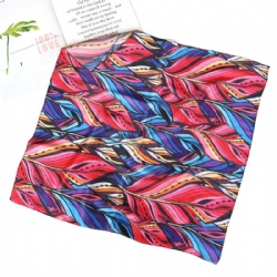 Silk Printed Square Scarf