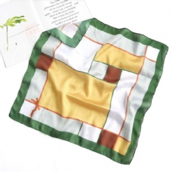 Silk Printed Square Scarf